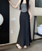 Satin Long Skirt